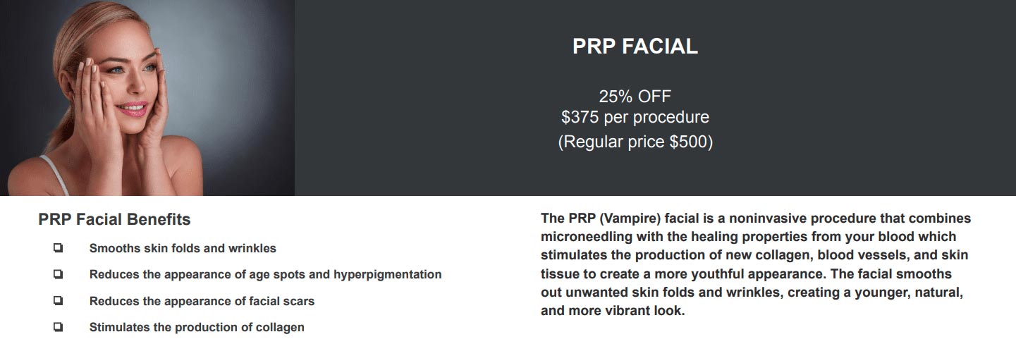 PRP-Facial treatment concept art